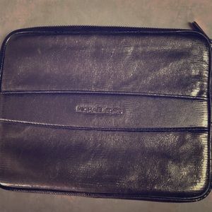 Matallic Silver IPad Case - Michael Kors